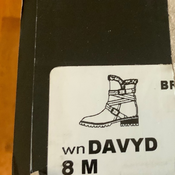 Nine West Davyd Wedge Buckle Booties Brown Suede Leather Women's Winter Boots 8 - Picture 8 of 8